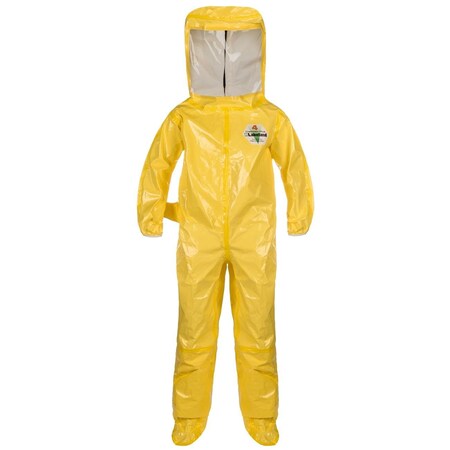 Lakeland Suit, C4T400Y, ChemMax, Chemical, 3X-Large, Yellow C4T400Y-3XL